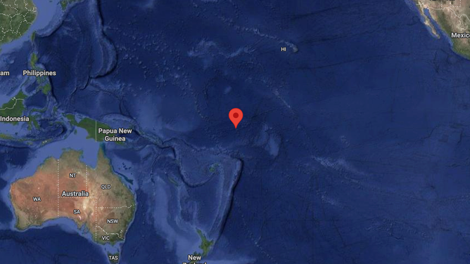 Did Amelia Earhart crash on Nikumaroro Island? (Credit: Google Maps)
